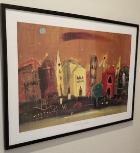 Luca Giavognoli City Scape (originally purchased from Z'Gallerie)