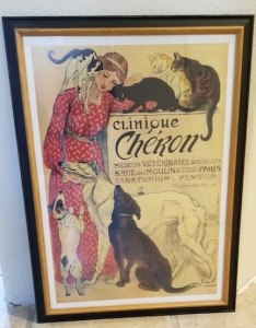 5-19 Sale, Vintage Vet Print w-lady